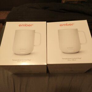 WHITE EMBER MUG DUO (BRAND NEW)